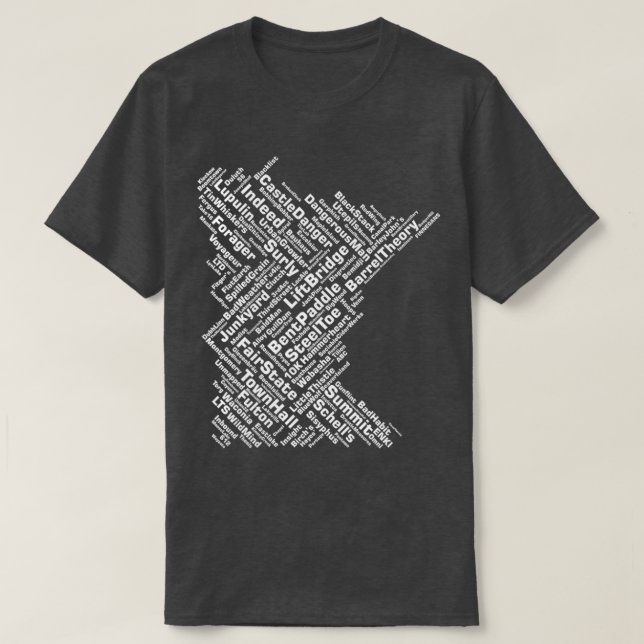Minnesota Breweries T Shirt (Design framsida)