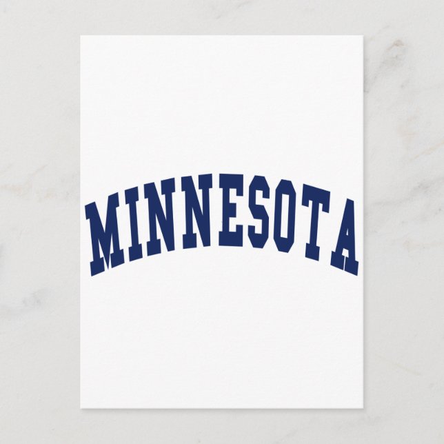 Minnesota College Vykort (Framsida)