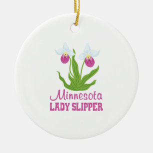 Minnesota Dam Slipper Julgransprydnad Keramik