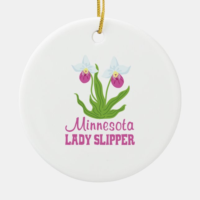 Minnesota Dam Slipper Julgransprydnad Keramik (Framsidan)