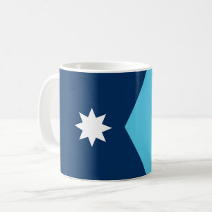 Minnesota delstat ny flagga symbol USA Amerika Kaffemugg