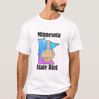 Minnesota, delstatskjorta t-shirt mitten finger fä