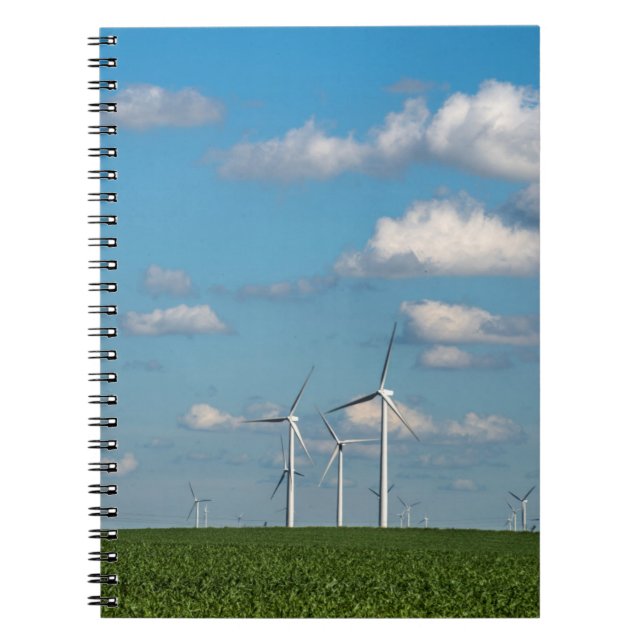 Minnesota, Dexter, Grand Meadow Wind Farm 2 Anteckningsbok Med Spiral (Framsidan)