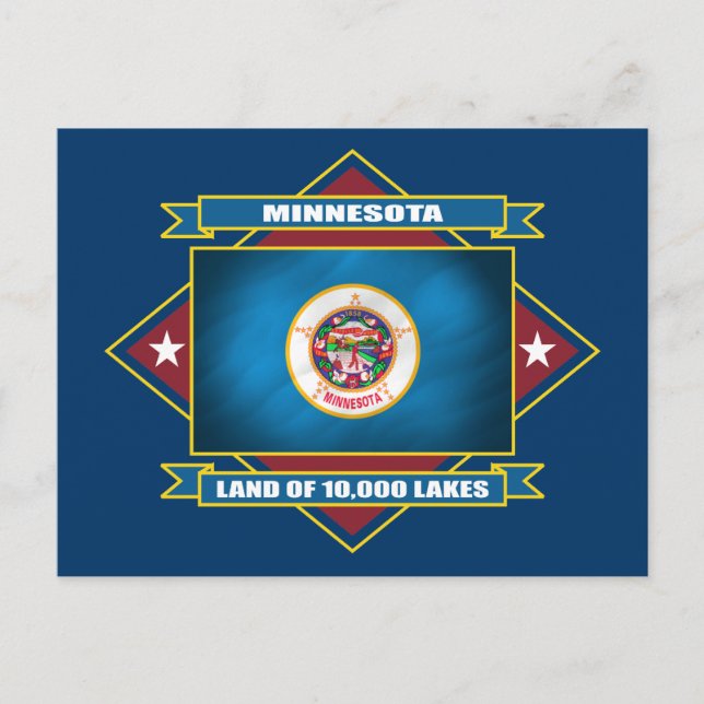 Minnesota Diamond Vykort (Framsida)
