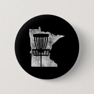 Minnesota Disc Golf State With Basket Distressed G Knapp