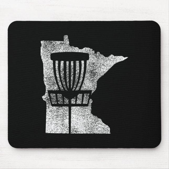 Minnesota Discgolf Stat Med Korg Distressed G Musmatta (Framsidan)