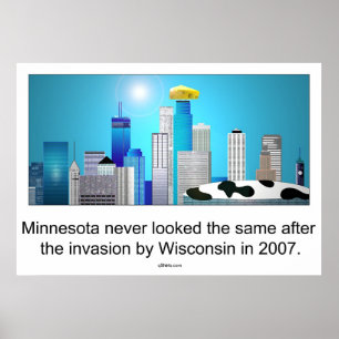Minnesota efter invasion av Wisconsin.) Poster
