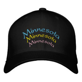 Minnesota Embroized Cap Broderad Keps