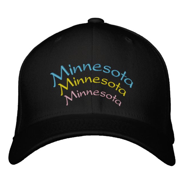 Minnesota Embroized Cap Broderad Keps (Framsida)