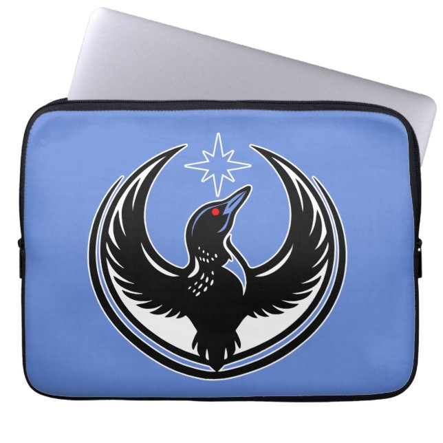 Minnesota Fågel Loom Protest Laptop Fodral (Framsidan)