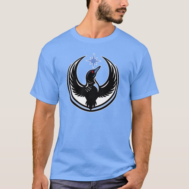 Minnesota Fågel Loom Protest T Shirt (Framsida)