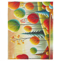 Minnesota Fall Forest och Sjö