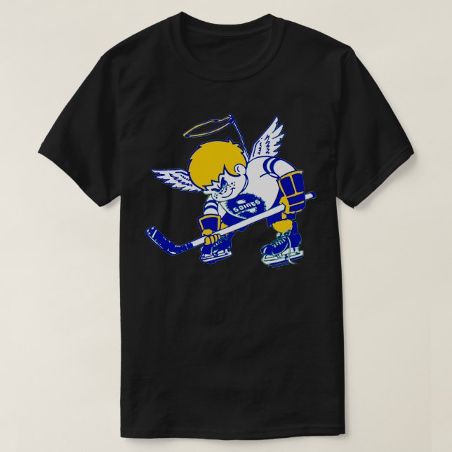 Minnesota Fighting Saints WHA Hockey T Shirt (Design framsida)