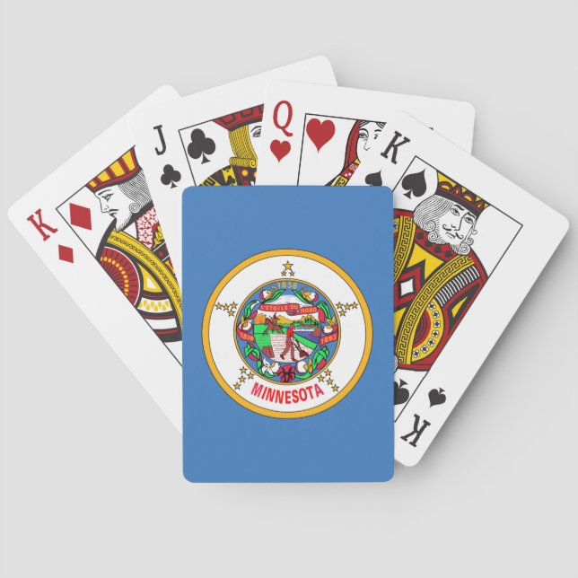 Minnesota flagga casinokort (Baksidan)