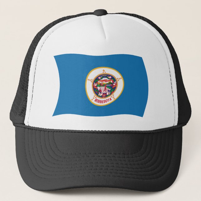 Minnesota Flagga Hatt Keps (Framsida)