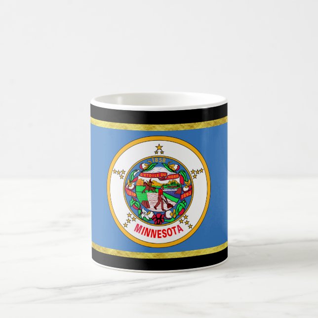 Minnesota flagga kaffemugg (Center)