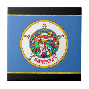 Minnesota flagga kakelplatta