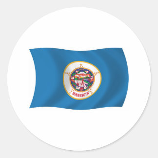 Minnesota Flagga Klistermärke