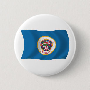 Minnesota Flagga Knapp