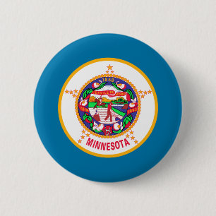 Minnesota flagga knapp
