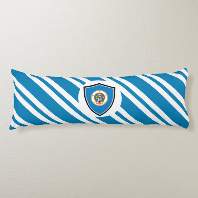 Minnesota flagga kroppskudde (Framsidan)