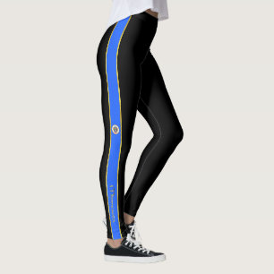 Minnesota flagga leggings