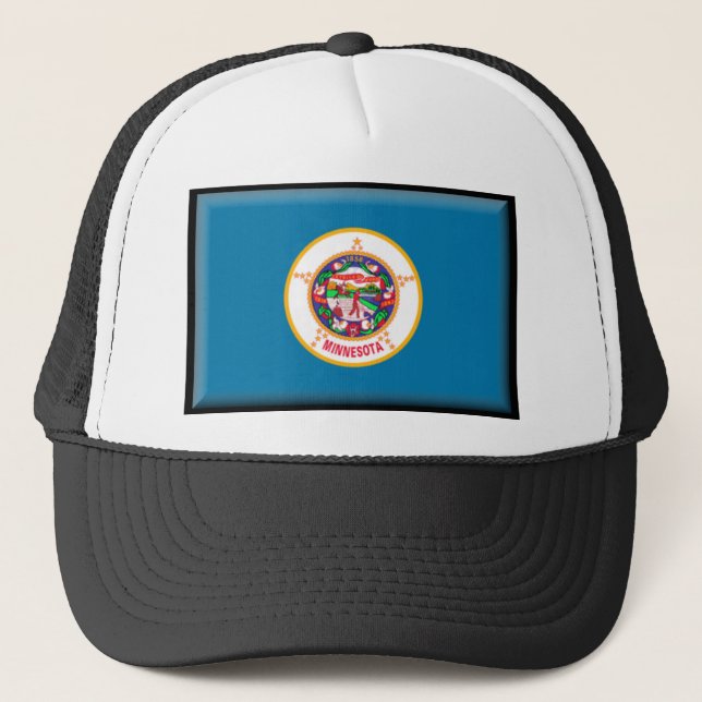 Minnesota flagga truckerkeps (Framsida)