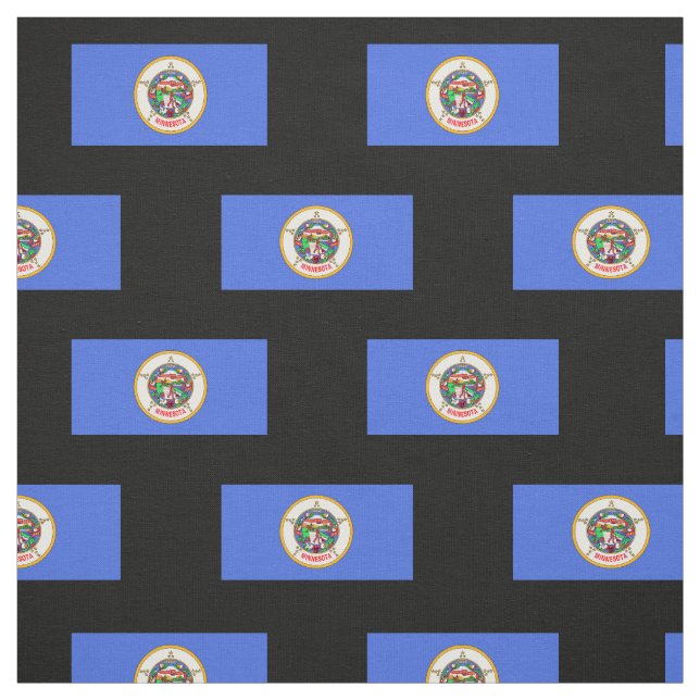 Minnesota Flagga Tyg (Provkarta)