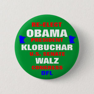 Minnesota för Obama Klobuchar Walz Knapp