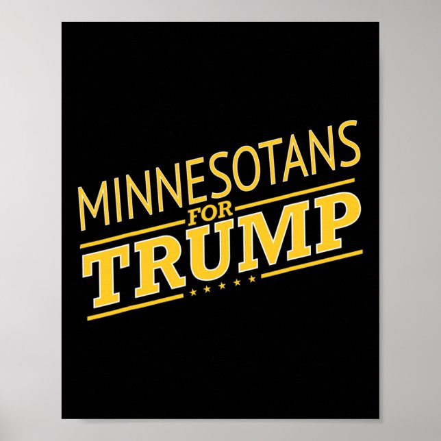Minnesota för Trump - andra presidentvalet Poster (Framsidan)