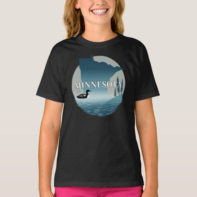 Minnesota Förenta staterna T Shirt (Framsida)