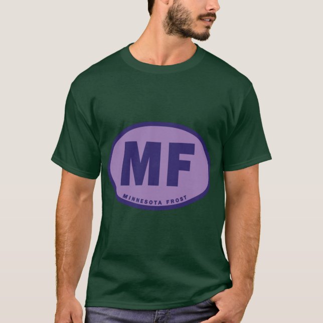Minnesota Frost Colorful Oval T Shirt (Framsida)