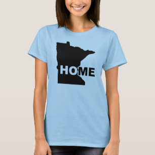 Minnesota Hemmet Borta Från Stat T-Shirt Tees