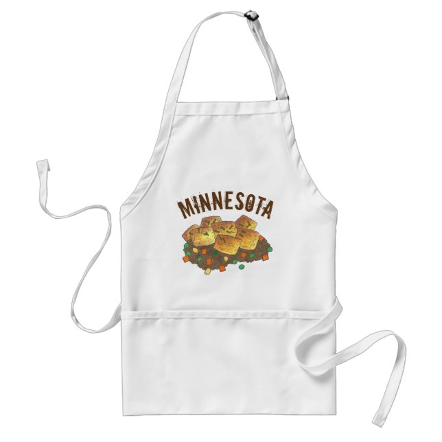 Minnesota Hett Dish Tater Tot Casserole Förkläde (Framsidan)