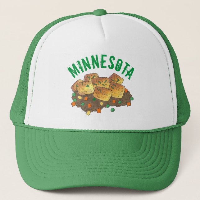 Minnesota Hett Dish Tater Tot Casserole Keps (Framsida)