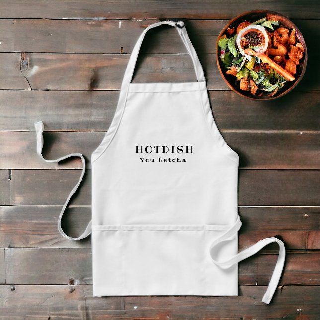 Minnesota Hett skål Du Betcha Förkläde (Have a little fun in the kitchen with this great apron.)