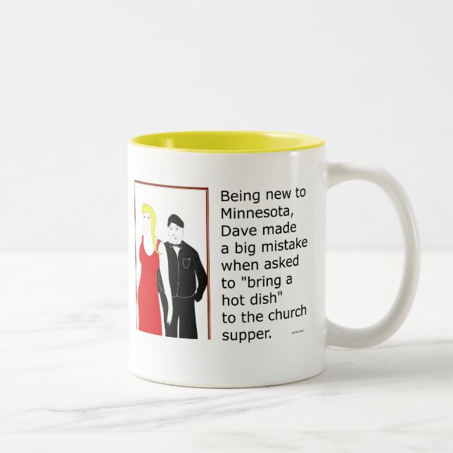 Minnesota "hettmaträtt", Två-Tonad mugg (Höger)