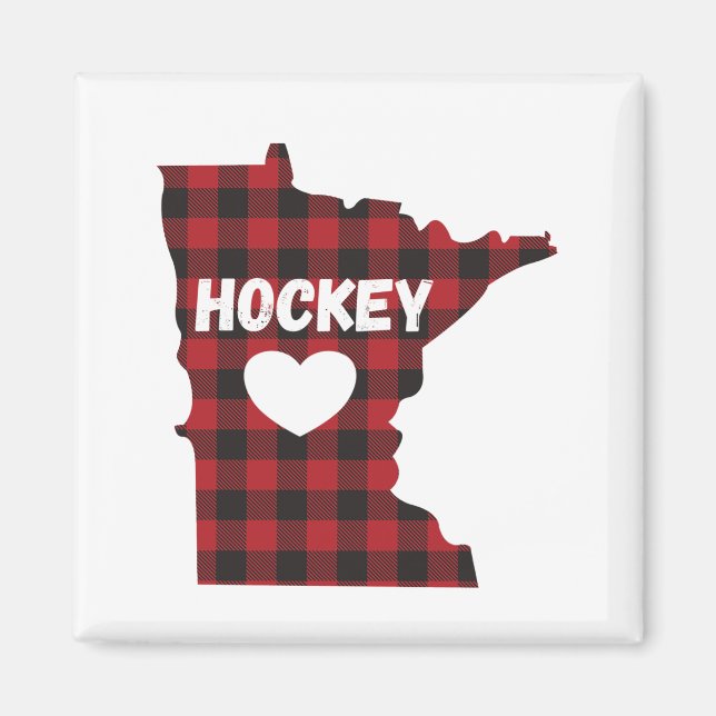 Minnesota Hockey Buffalo Play Magnet (Framsidan)