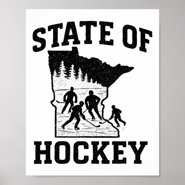 Minnesota - Hockeystaten  Poster (Framsidan)
