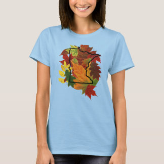 Minnesota höst löv Höst färger T Shirt