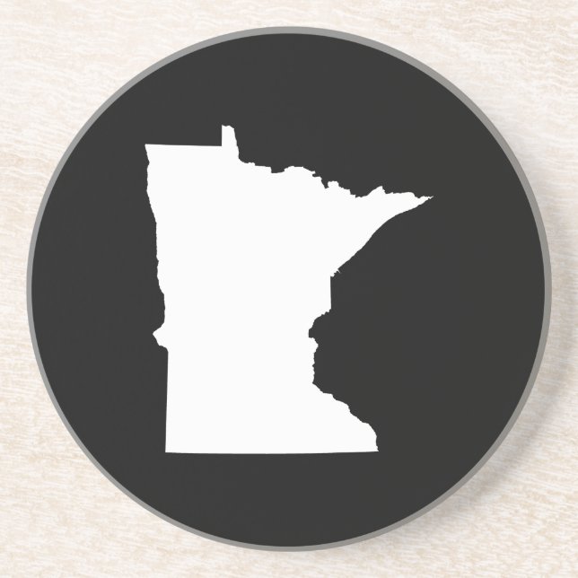 Minnesota i vitt och svart underlägg sandsten (Framsidan)