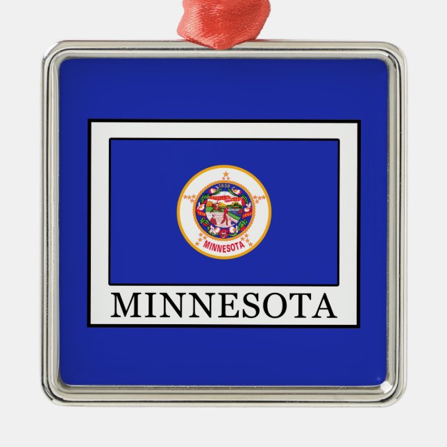 Minnesota Julgransprydnad Metall (Framsidan)