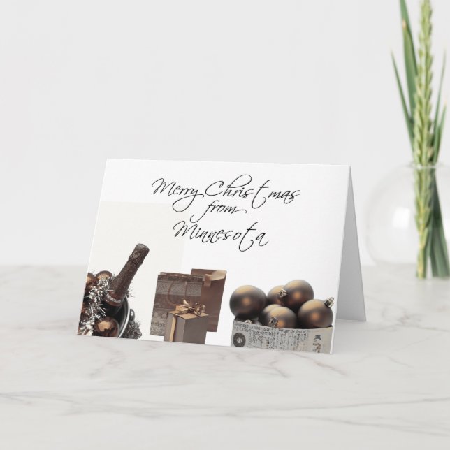 Minnesota julkort, ange specifikt helgkort (Framsida)