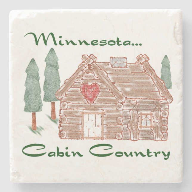 Minnesota kabinland underlägg sten (Framsidan)