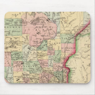 Minnesota Karta av Mitchell Musmatta