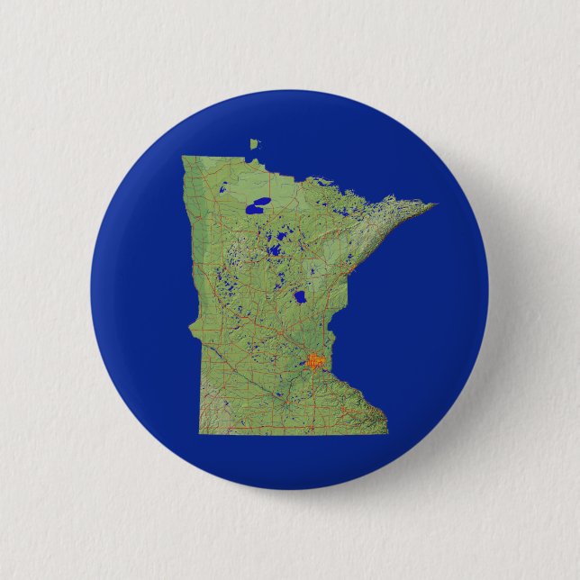Minnesota Karta Button Knapp (Framsida)