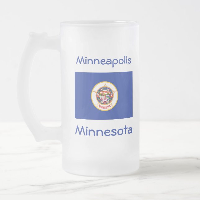 Minnesota Karta City Mugg (Vänster)