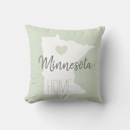 Minnesota, karta kärlek kudde