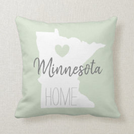 Minnesota, karta kärlek kudde