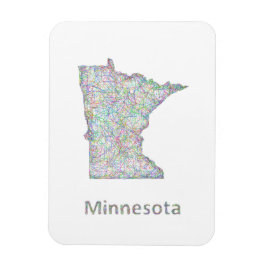 Minnesota karta magnet